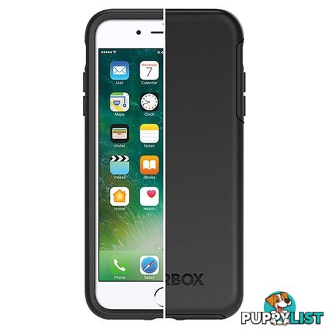 OtterBox Symmetry Case iPhone SE 2020 / 8 / 7 - Black - 660543425793/77-56669 - OtterBox