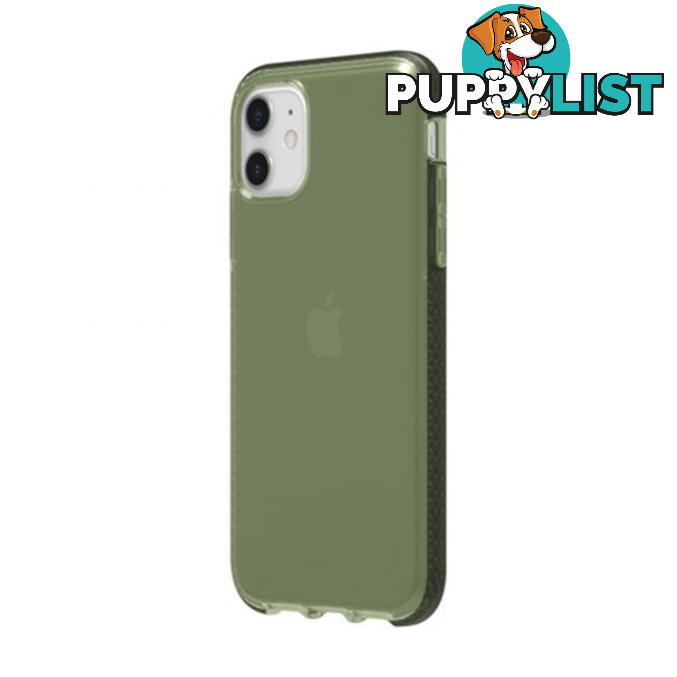 Griffin Survivor Clear Slim Protective Case iPhone 11 - Green - 191058106728/GIP-024-GRN - Griffin