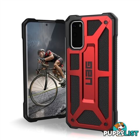 UAG Monarch Rugged & Tough Protective Case Samsung S20 6.2 inch Crimson Red - 812451033748/211971119494 - UAG