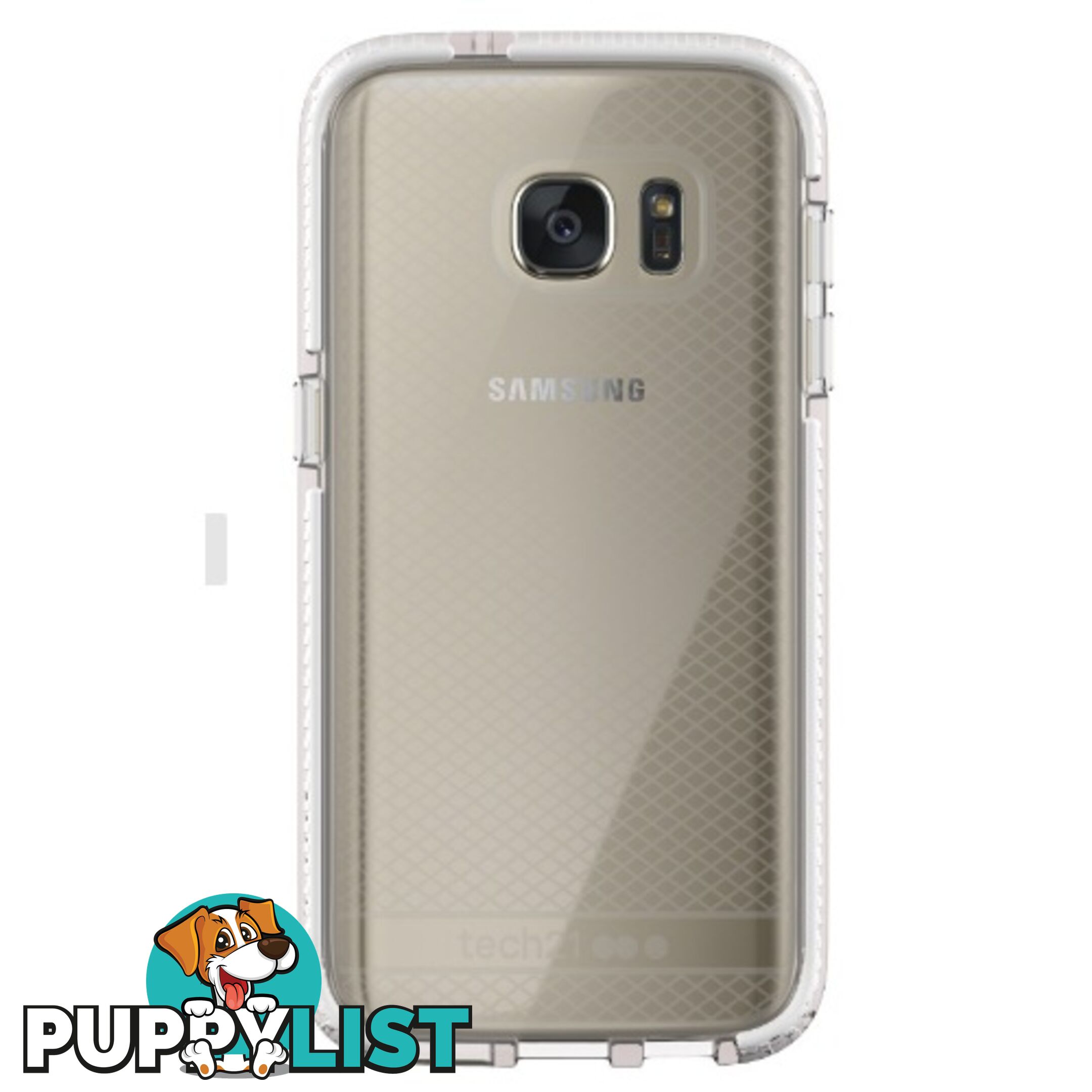 Tech21 Evo Check Case for Samsung Galaxy S7 - Clear / White - 5055517355704/T21-5219 - Tech21