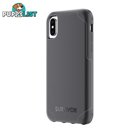 Griffin Survivor Strong Case for iPhone X - Black / Grey - 685387449156/TA43986 - Griffin