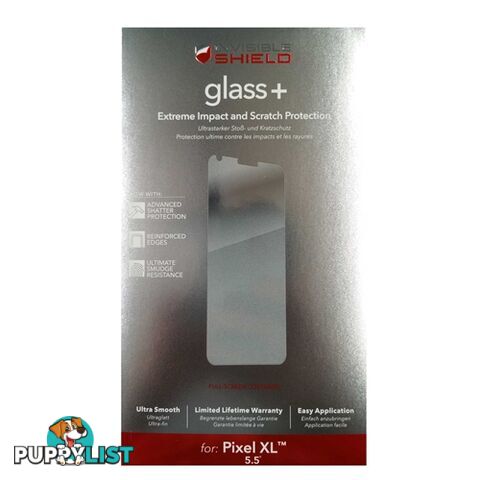 Zagg InvisibleShield Tempered Glass for Google Pixel XL 5.5 - Clear - 848467055573/G55LGC-F00 - ZAGG