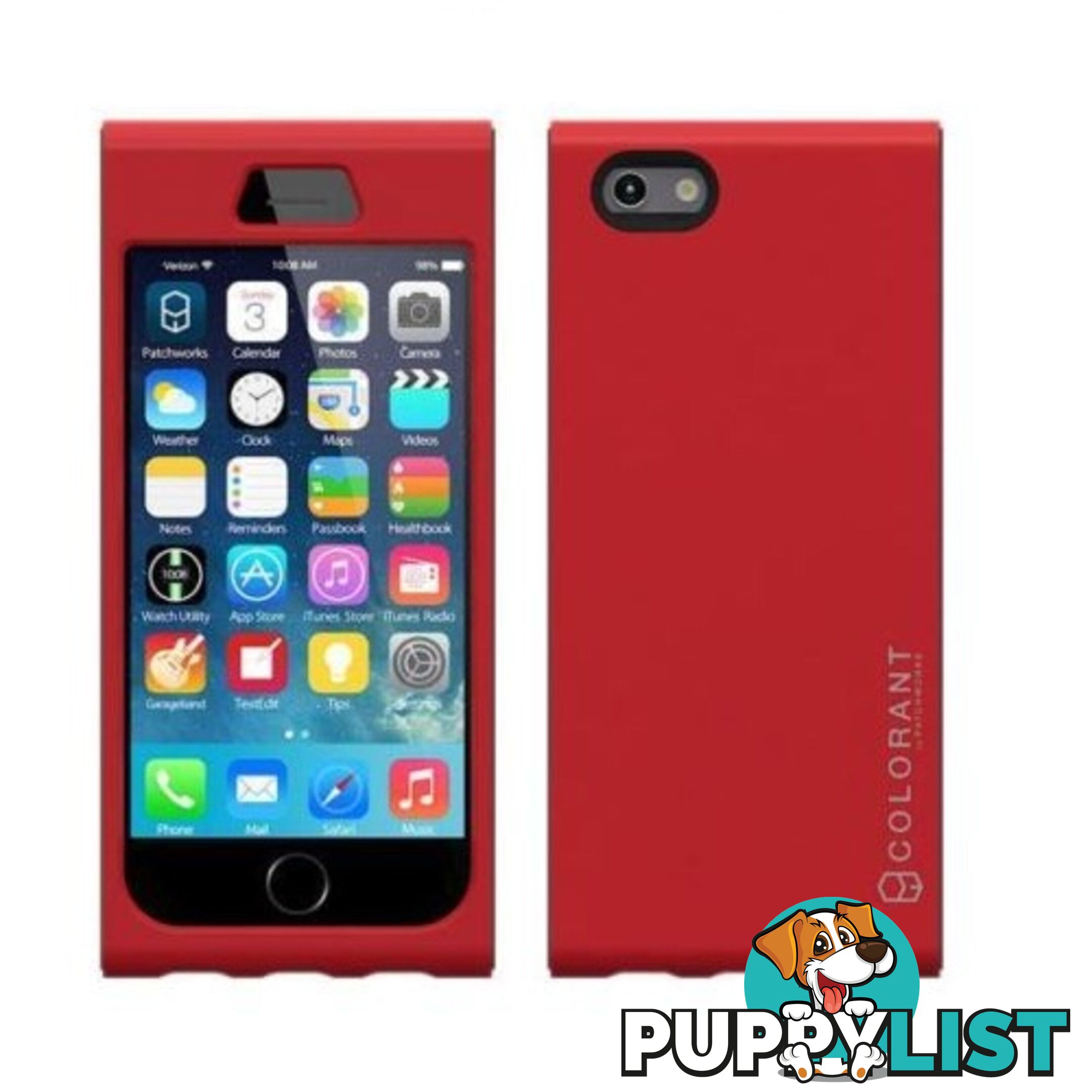 Patchworks Link Neck Type Strap Case for Apple iPhone 6 - Red - 8809327546992/7624 - Patchworks