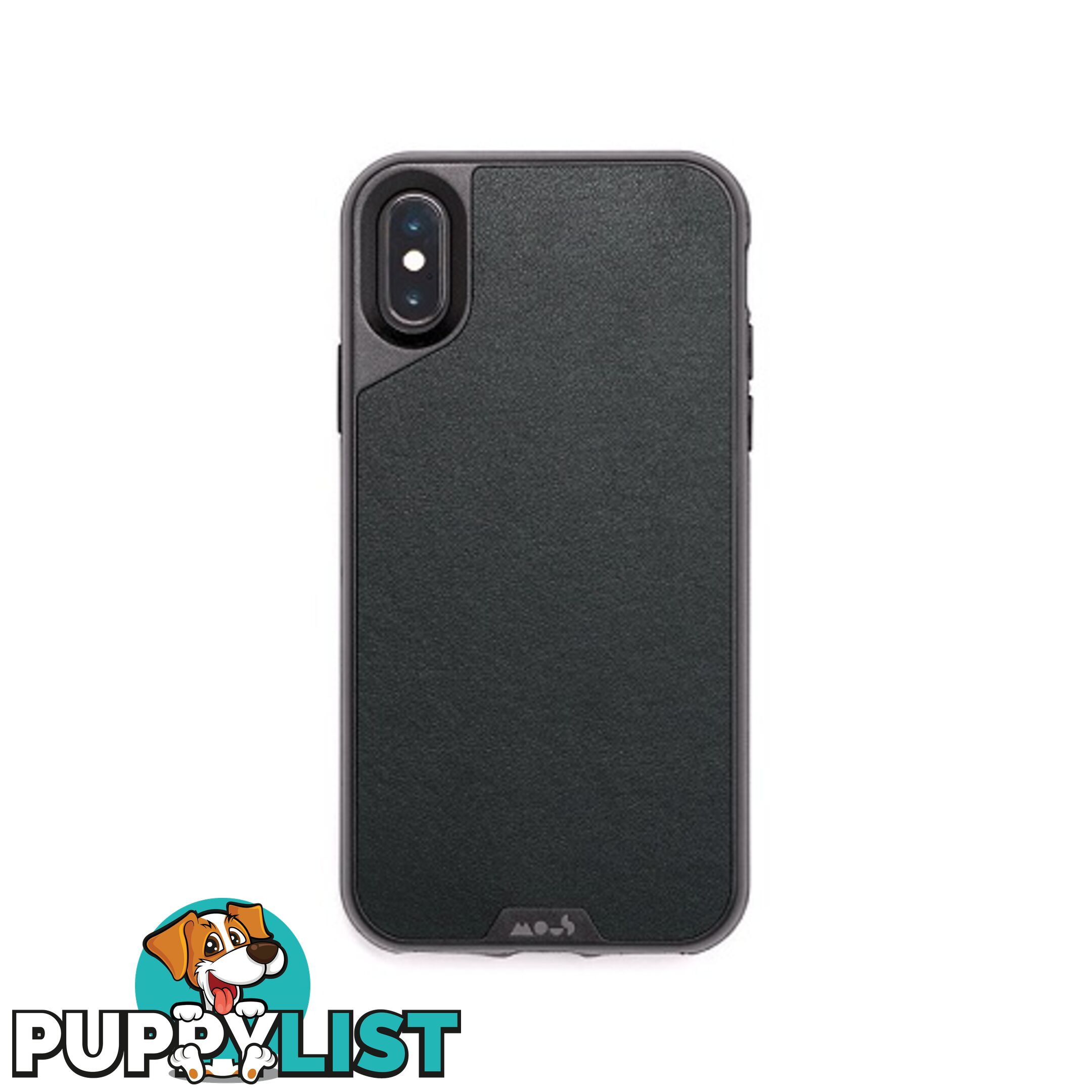 Mous Limitless 2.0 Case for iPhone Xs Max - Black Leather - 5060624481000/LIM2-IX65BLK-LETHRBLK-NS-RET - Mous