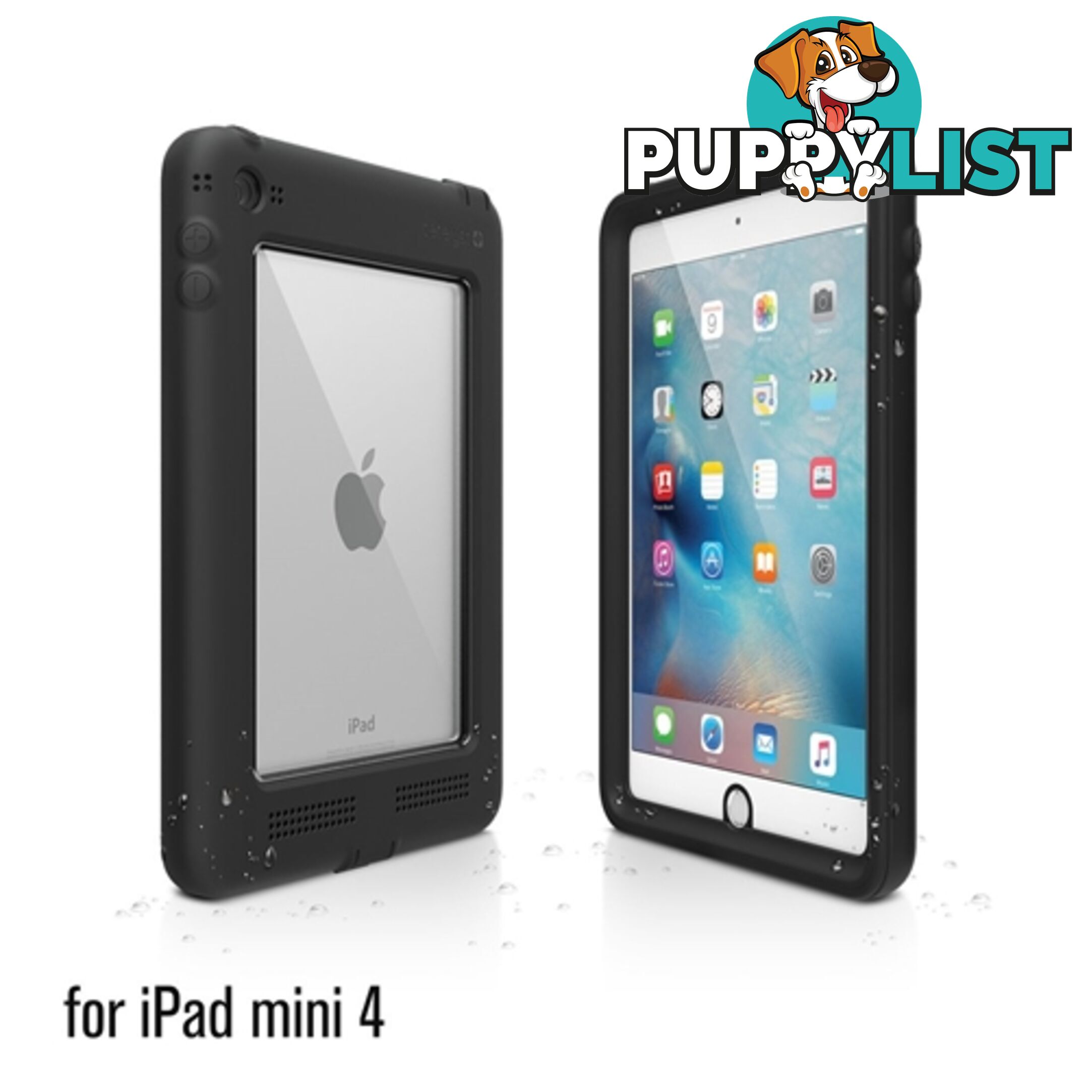 Catalyst Waterproof & Tough Case iPad mini 4 -  Black - 4897041790443/CATIPDMI4BLK - Catalyst