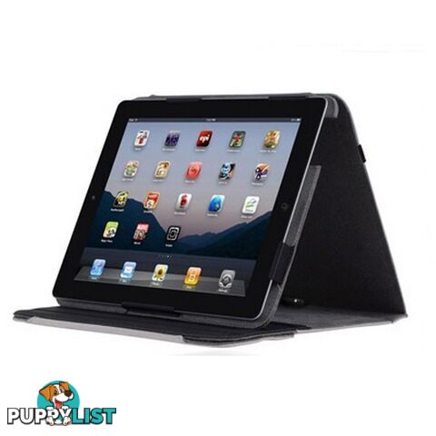 Incipio Premium Kickstand Case with Stylus Apple iPad  2nd 3rd 4th Gen Gray Nylon - 814523352511/IPAD-251 - Incipio