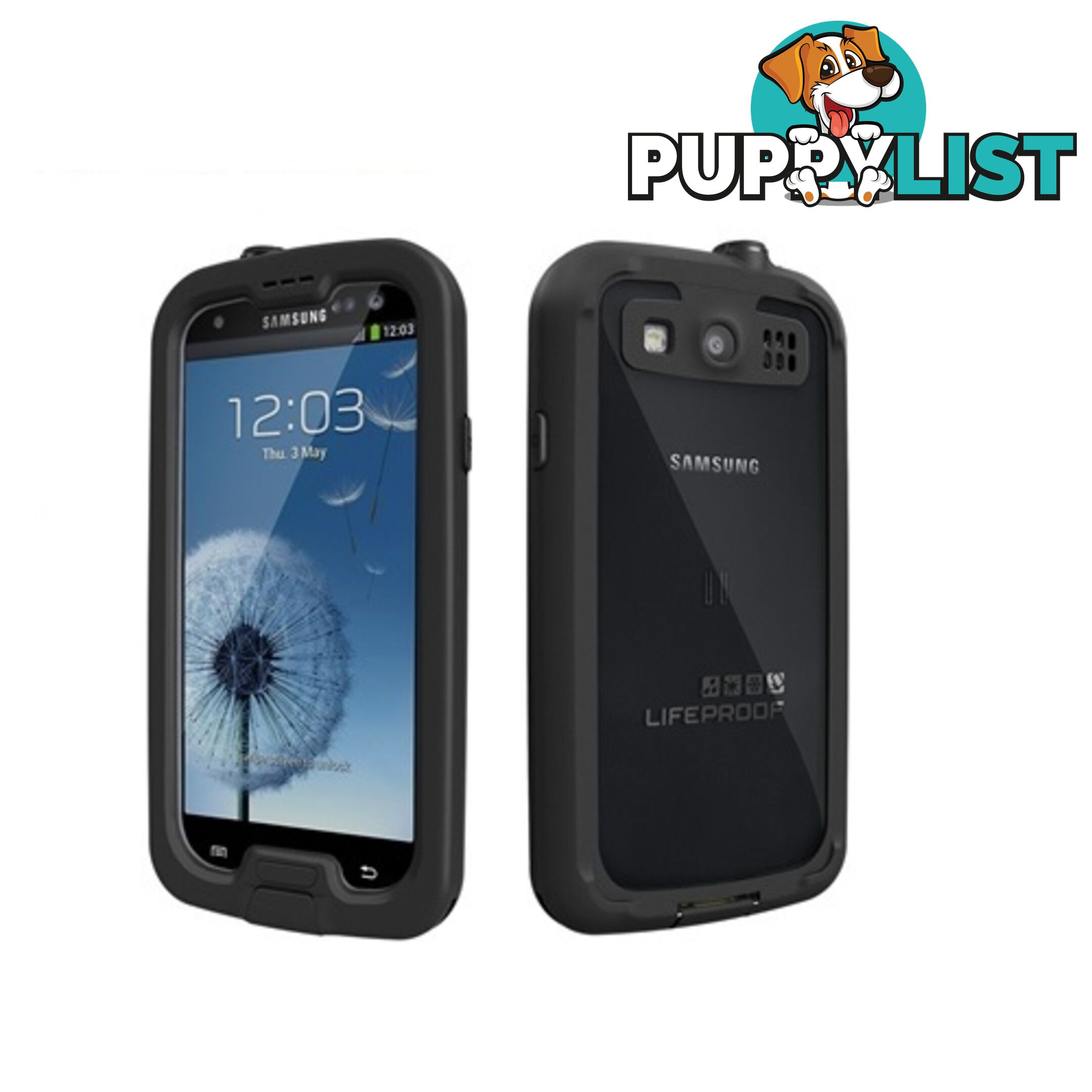 Lifeproof Nuud Case Samsung Galaxy S3 LPSG3NU02BK Black / Clear - 819859010890/LPSG3NU02BK - LifeProof