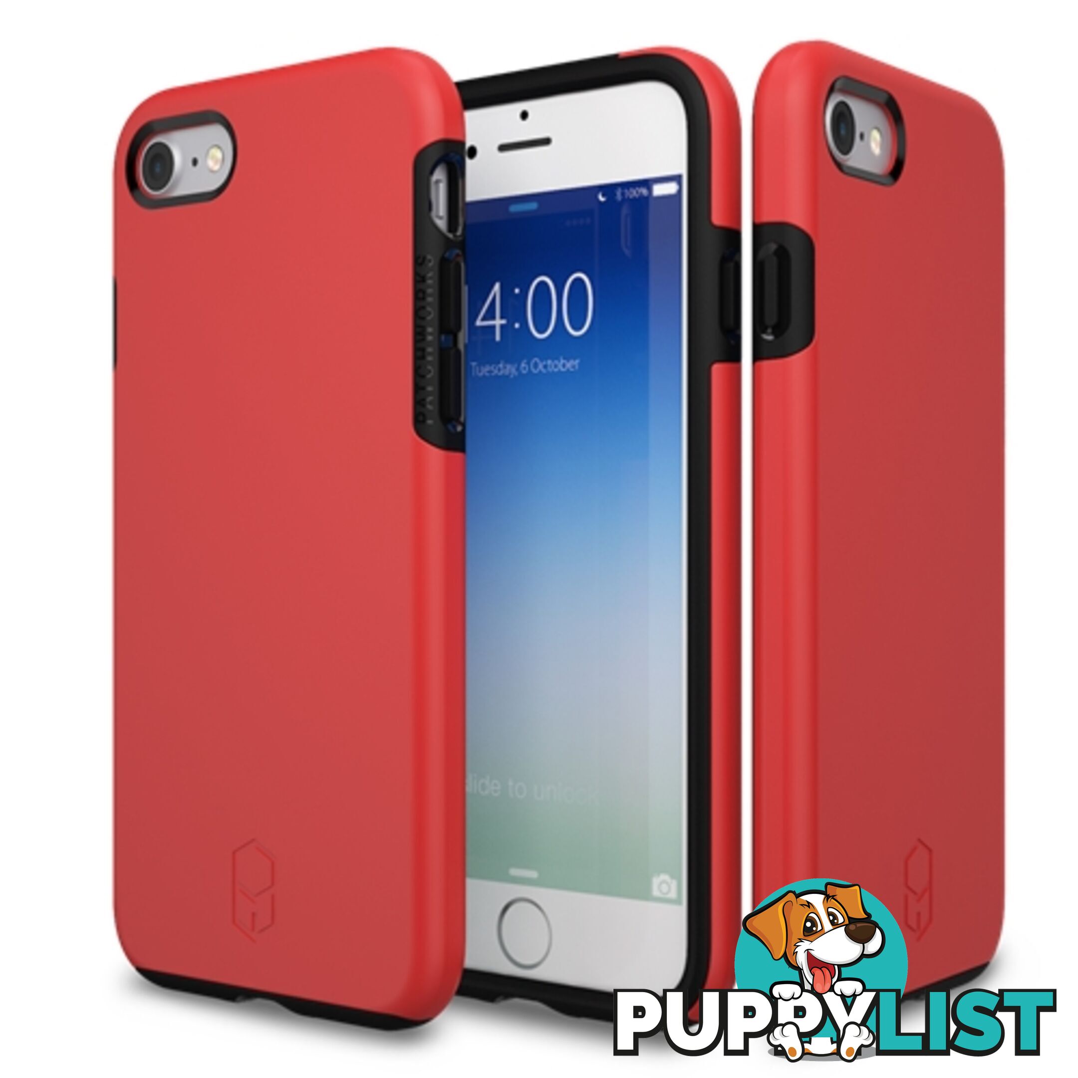 Patchworks ITG Level Protection Case iPhone 8 / 7 - Red - 8809453316872/ITGL811 - Patchworks