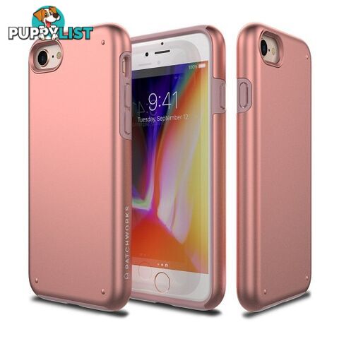 Patchworks Chroma Metalic Color Rugged Case iPhone 8 / 7 - Rose Gold - 8809453318517/CRA73 - Patchworks