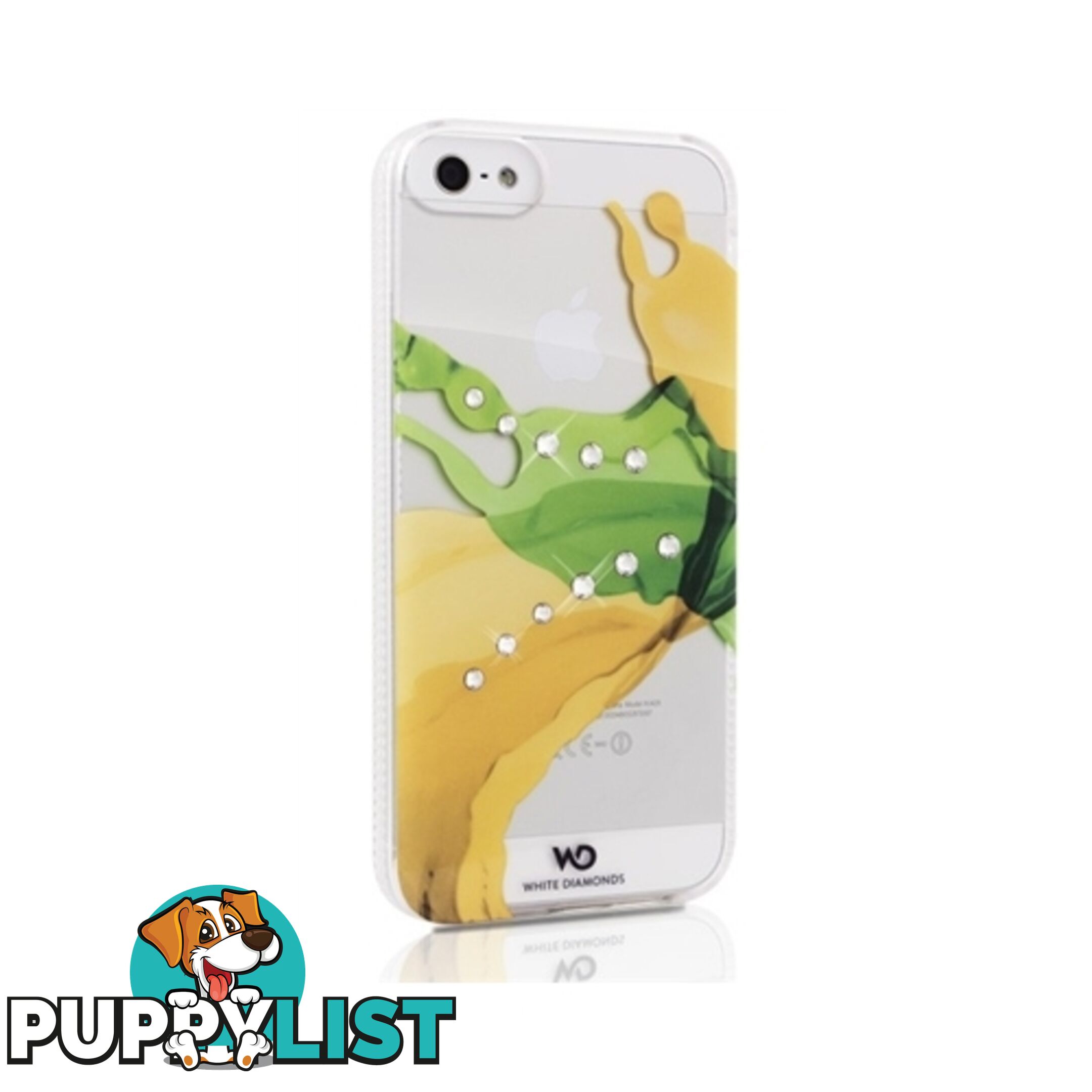 White Diamonds Liquid iPhone 5 / 5S / SE 1st Gen Case Swarovski - Mango Green - 4260237631644/WD1210LIQ8 - White Diamonds