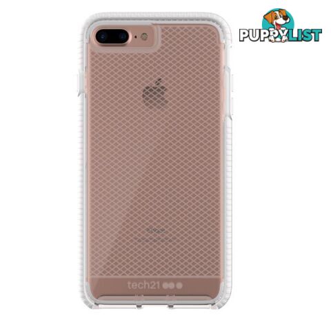 Tech21 Evo Check Case for iPhone 7 Plus / 8 Plus - Clear / White - 5055517362689/T21-5348 - Tech21