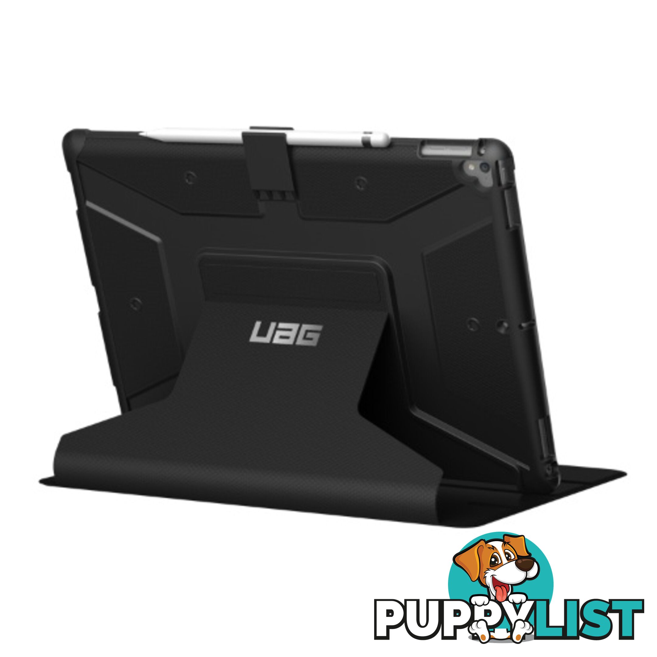 UAG Metropolis Case for iPad Pro 12.9 Gen 1/2 - Black - 854332007462/U-IPDP12G2-E-BK - UAG