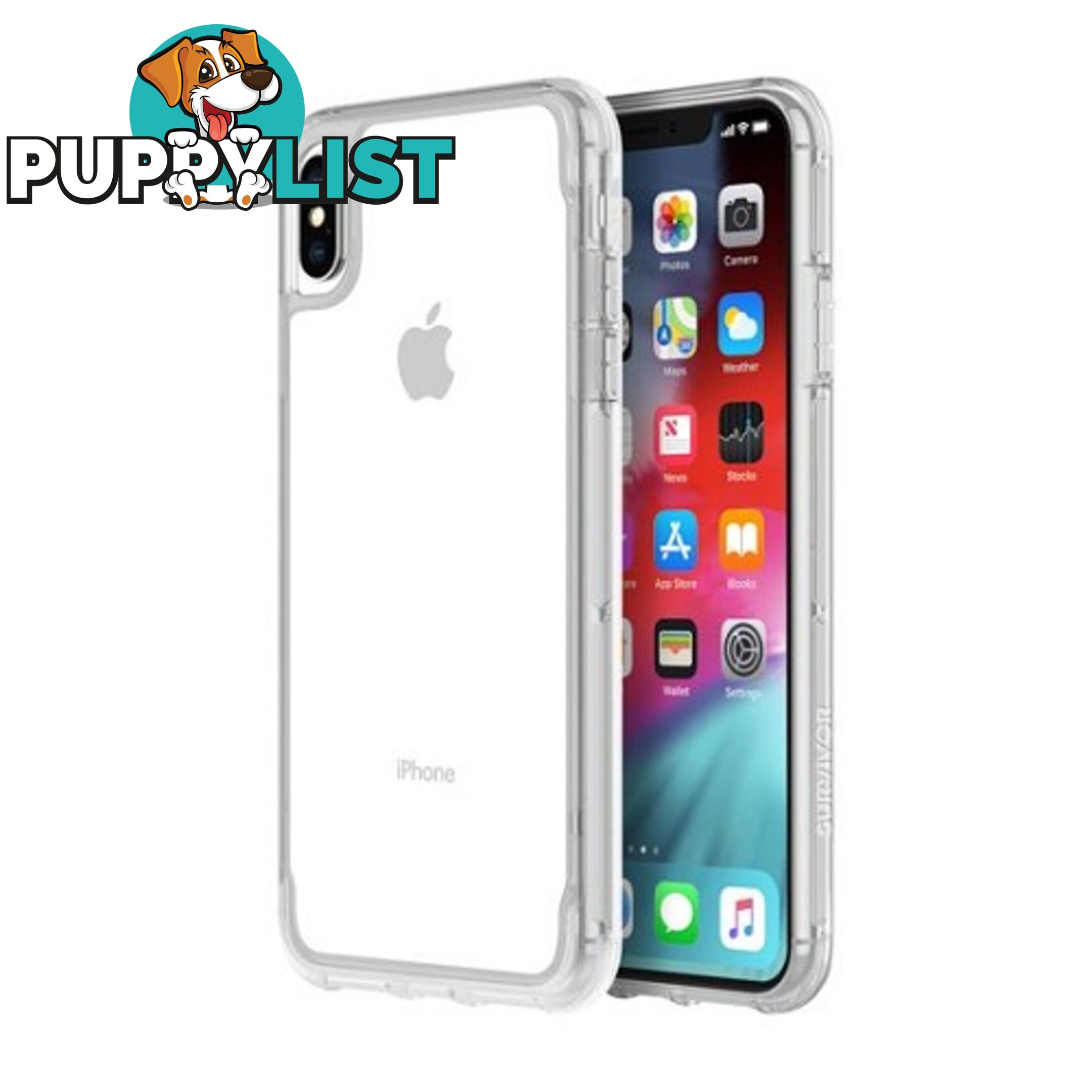 Griffin Survivor Clear Case for iPhone Xs Max - Clear - 191058080165/GIP-012-CLR - Griffin