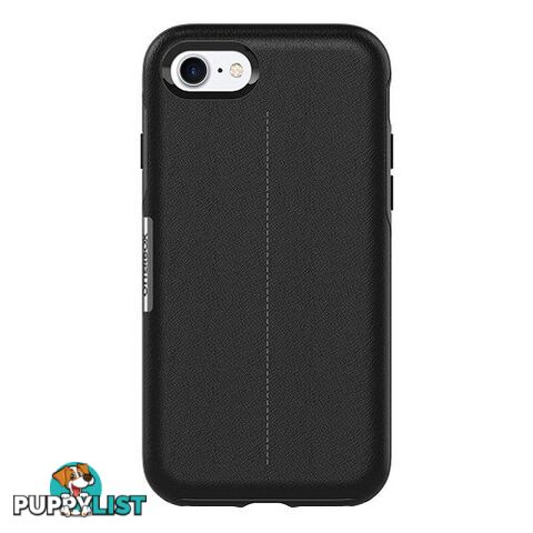 Otterbox Symmetry Leather Case for iPhone 8 / iPhone 7 - Black / Black - 660543405238/78-51134 - OtterBox