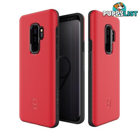 Patchworks ITG Level Rugged Case for Samsung Galaxy S9 - Red - 8809597090102/LIS92 - Patchworks