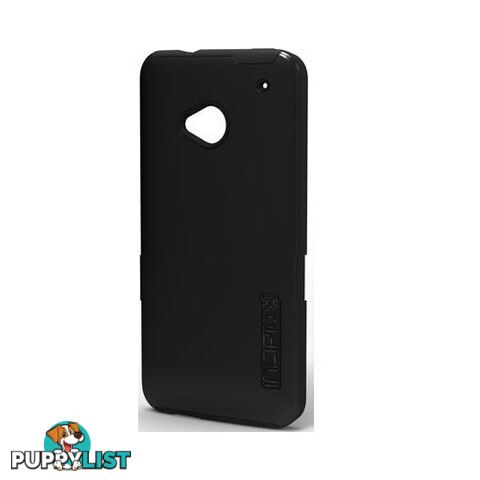 Incipio DualPro Tough Case for HTC One (M7) - Black / Black - 814523273502/HT-350 - Incipio