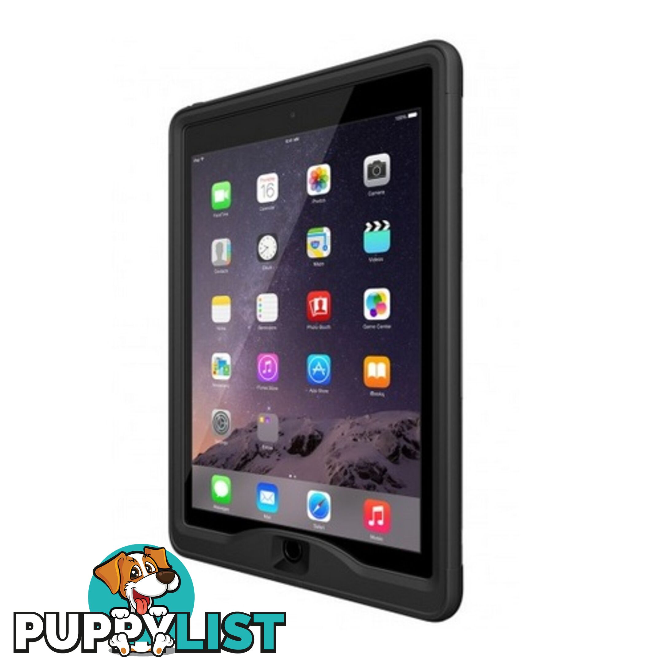 LifeProof Nuud Case suits iPad Air 2 - Black / Black - 660543382072/77-52036 - LifeProof