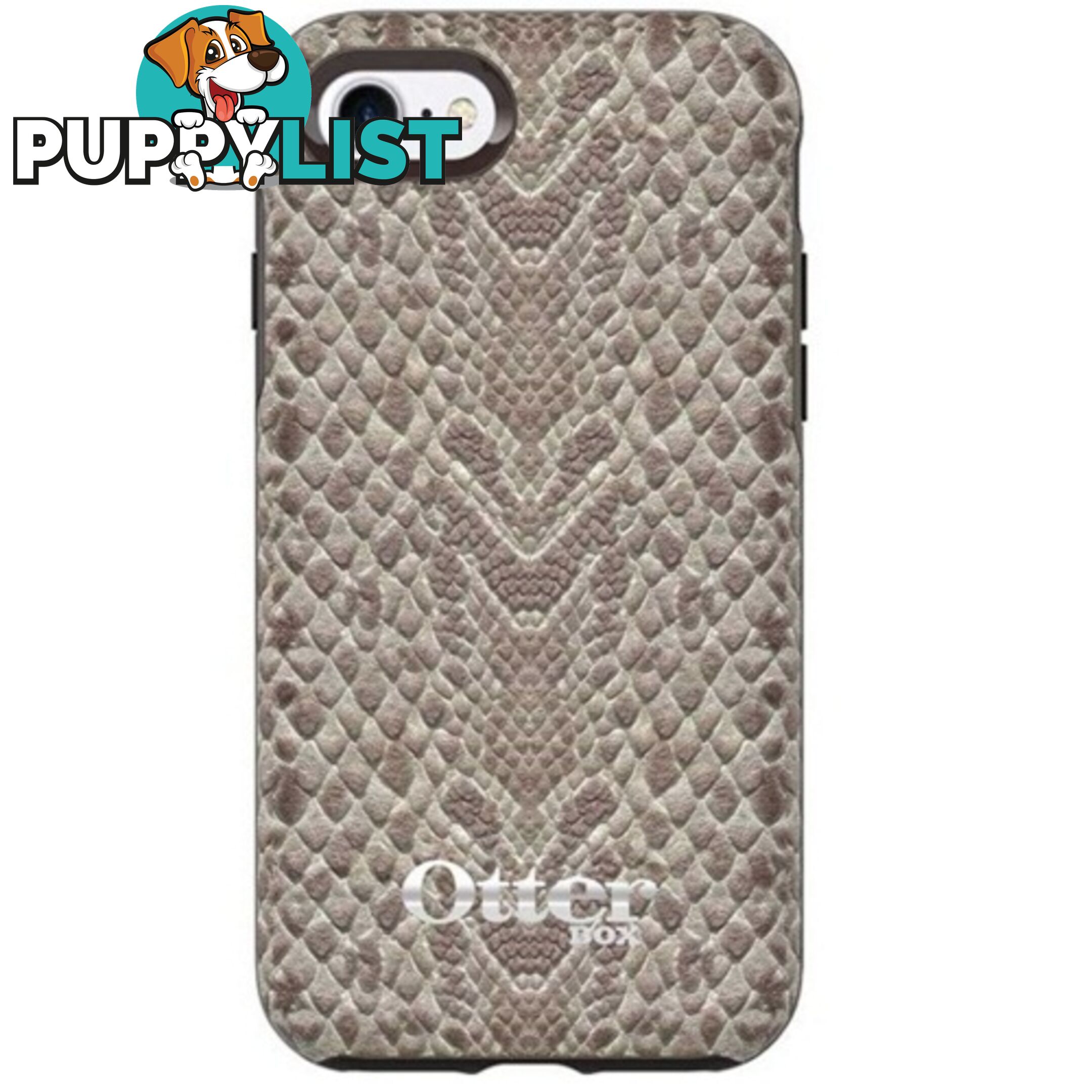 Otterbox Symmetry Leather iPhone 8 / iPhone 7 - Brown/Light Snake Skin - 660543405214/78-51132 - OtterBox