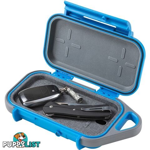 Pelican Go Case G40 Waterproof IP67 Watertight Storage Utility Box Blue - 019428163525/GOG400-0000-BLU - Pelican