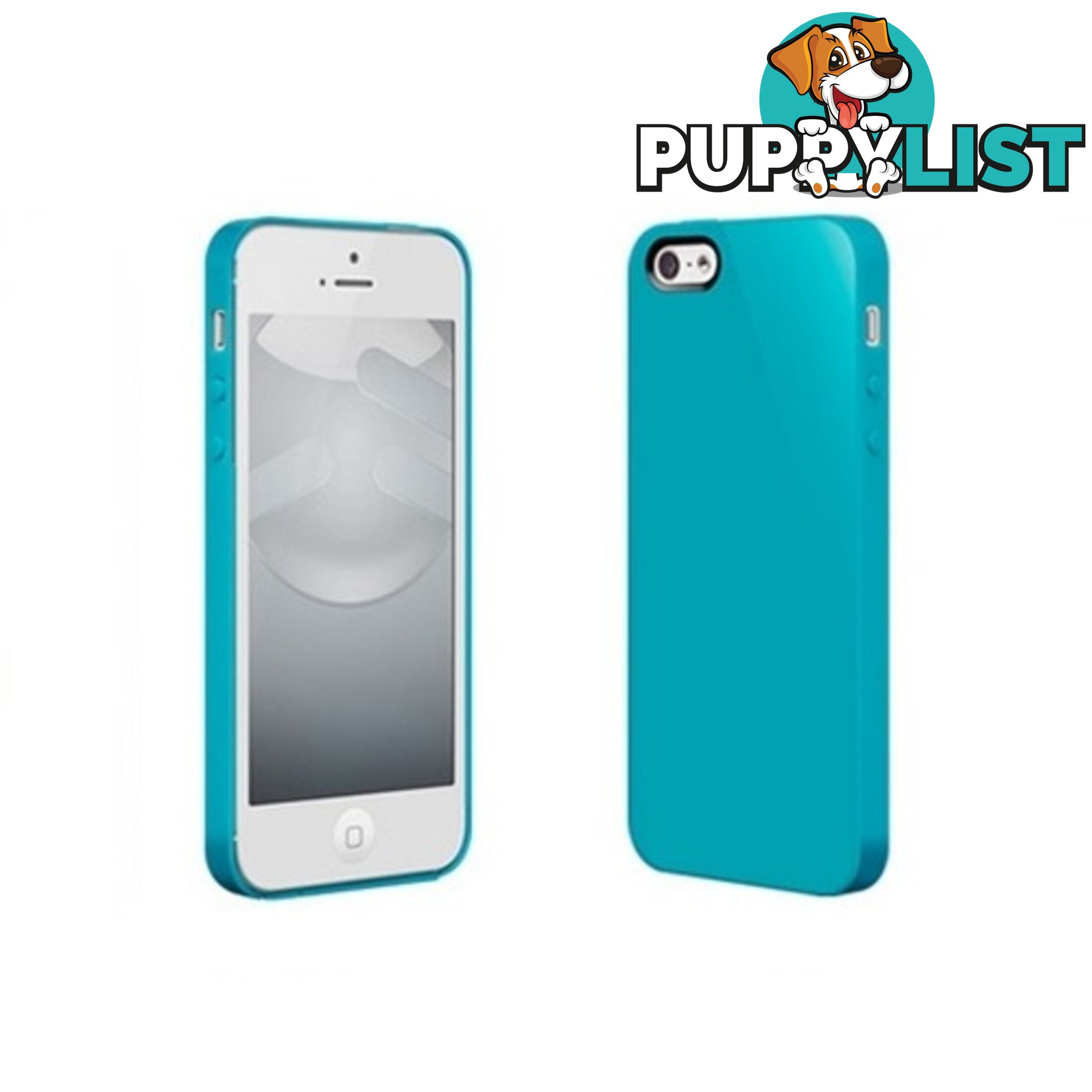 SwitchEasy Nude Slim Case Apple iPhone 5 / 5s - Gloss Turquoise Green - SW-NU5-TU - SwitchEasy