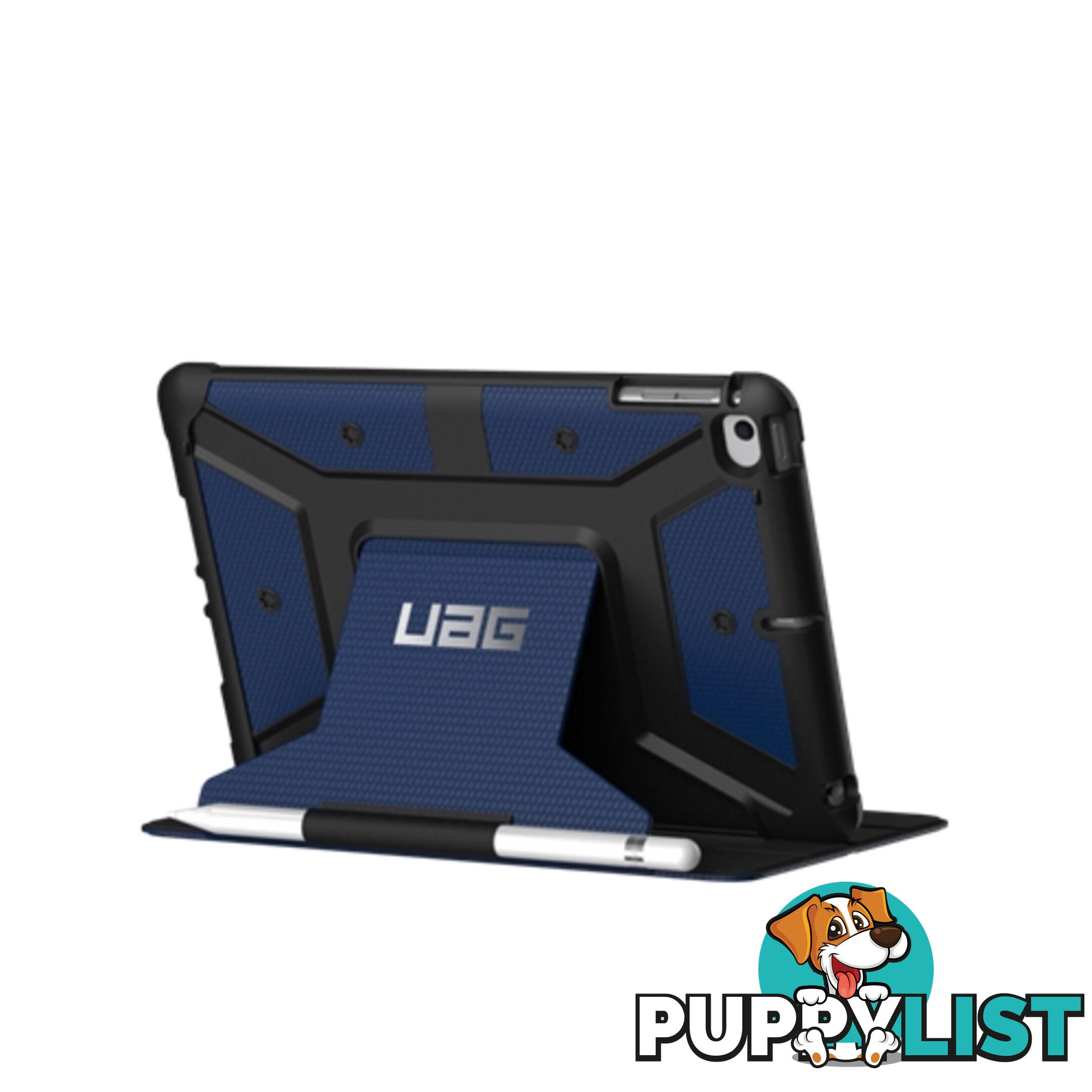 UAG Metropolis Rugged Folio Case for iPad Mini 5 2019 & Mini 4 - Cobalt - 812451030686/121616115050 - UAG