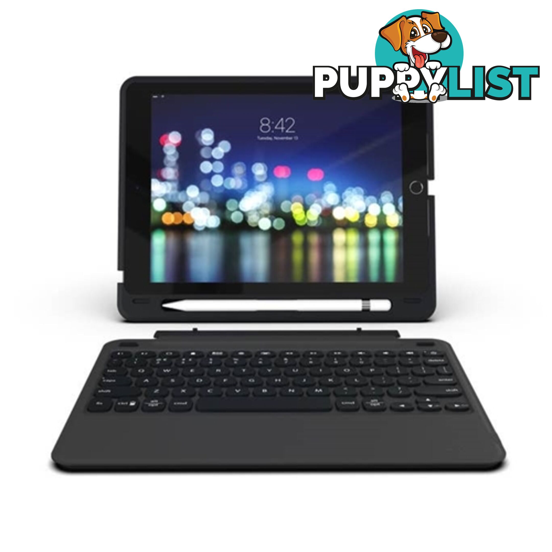 Zagg Slim Book Go Bluetooth Keyboard Case iPad Pro 12.9 3rd Gen - Black - 848467080261/103302326 - ZAGG