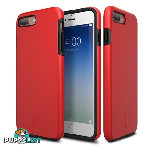 Patchworks ITG Level Protection Case iPhone 8 Plus / 7 Plus - Red - 8809453316896/ITGL813 - Patchworks