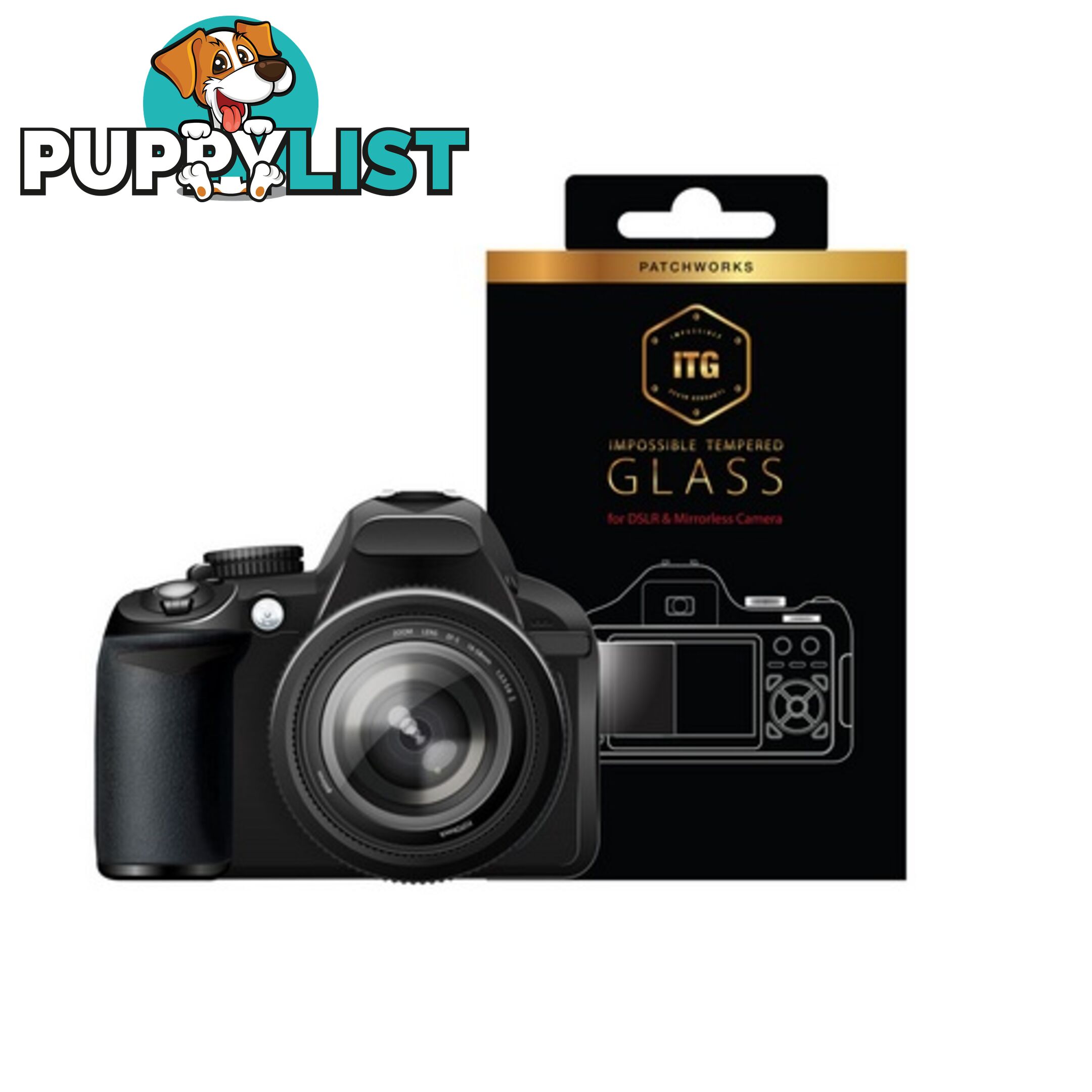 Patchworks ITG Tempered Glass for Canon G1 X Mark2 / 100D DSLR - 8809453310054/IC104 - Patchworks