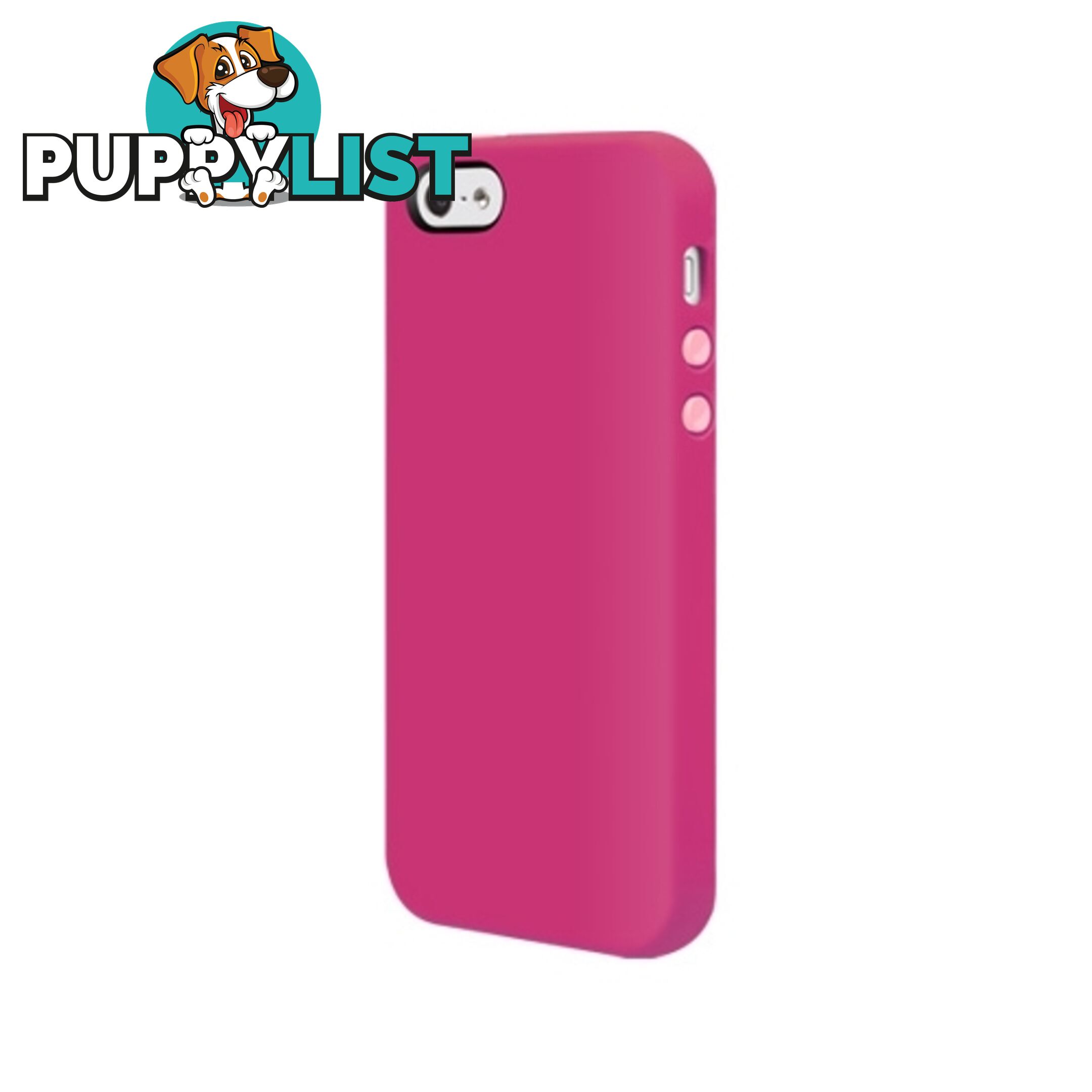 SwitchEasy Colors Case for Apple iPhone 5 Case Fuchsia Color - Hot Pink - 4897017129208/SW-COL5-P - SwitchEasy