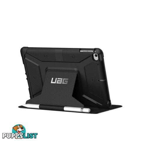 UAG Metropolis Rugged Folio Case for iPad Mini 5 2019 & Mini 4 - Black - 812451030631/121616114040 - UAG