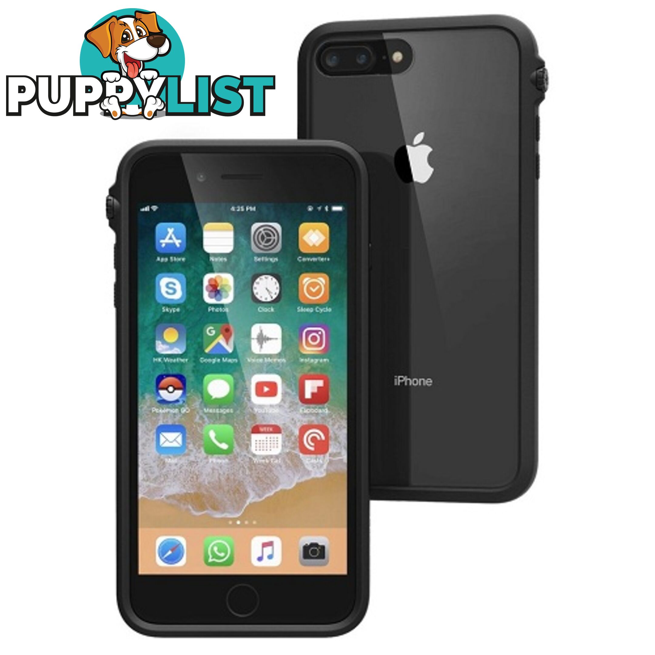 Catalyst Impact Protection Case for iPhone 8 / 7 Plus - Stealth Black - 4897041792355/CATDRPH8+BLK - Catalyst