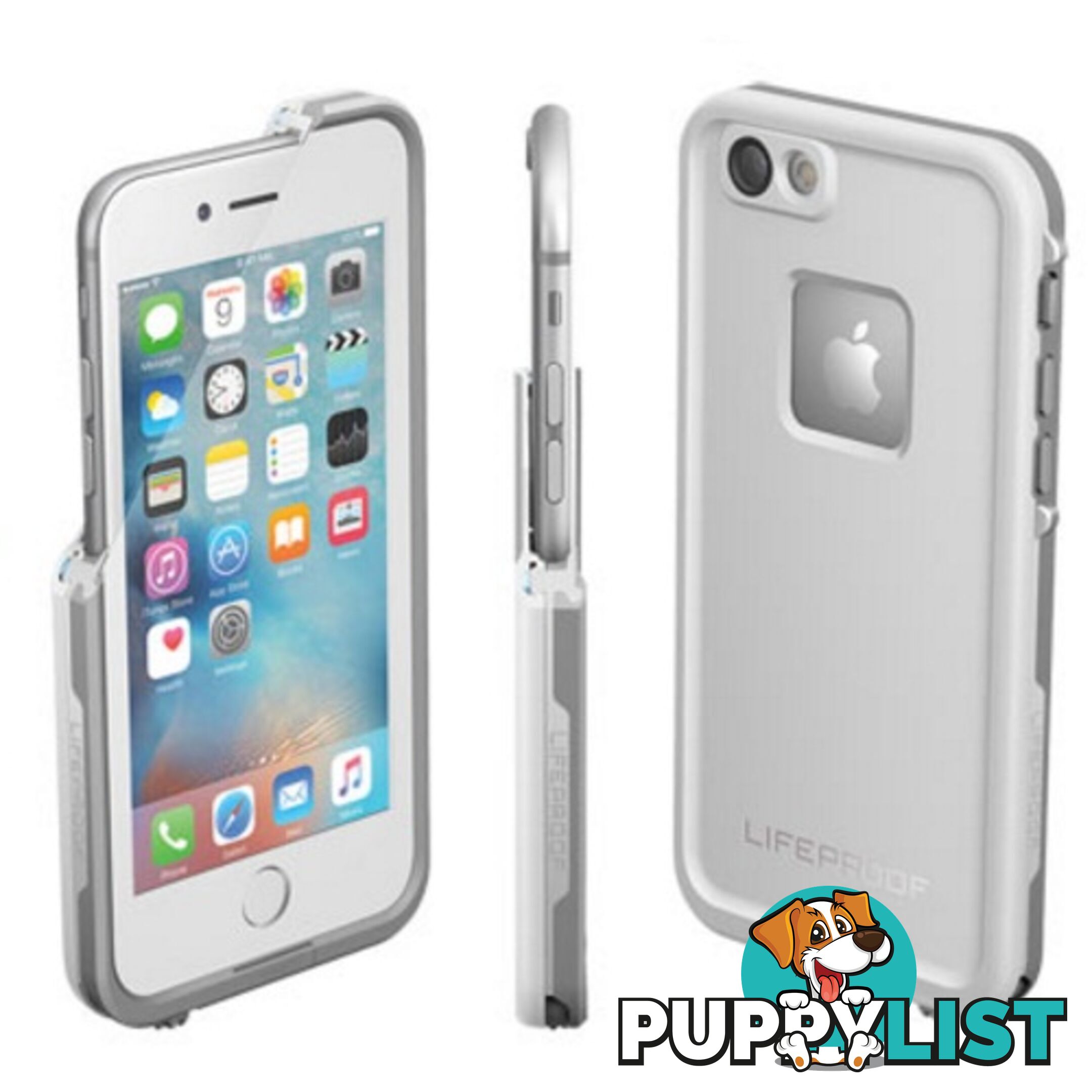 LifeProof Fre Case suits iPhone 6 / 6S - White / Grey - 660543386407/77-52564 - LifeProof