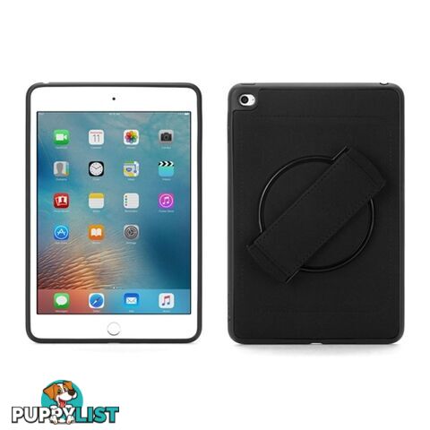 Griffin Airstrap Case for iPad Mini 4 - Handstrap Case - Black - 685387421350/GB41298 - Griffin