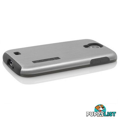 Incipio DualPro Shine Case Samsung Galaxy S 4 - SA-380 Silver / Gray - 814523243802/SA-380 - Incipio