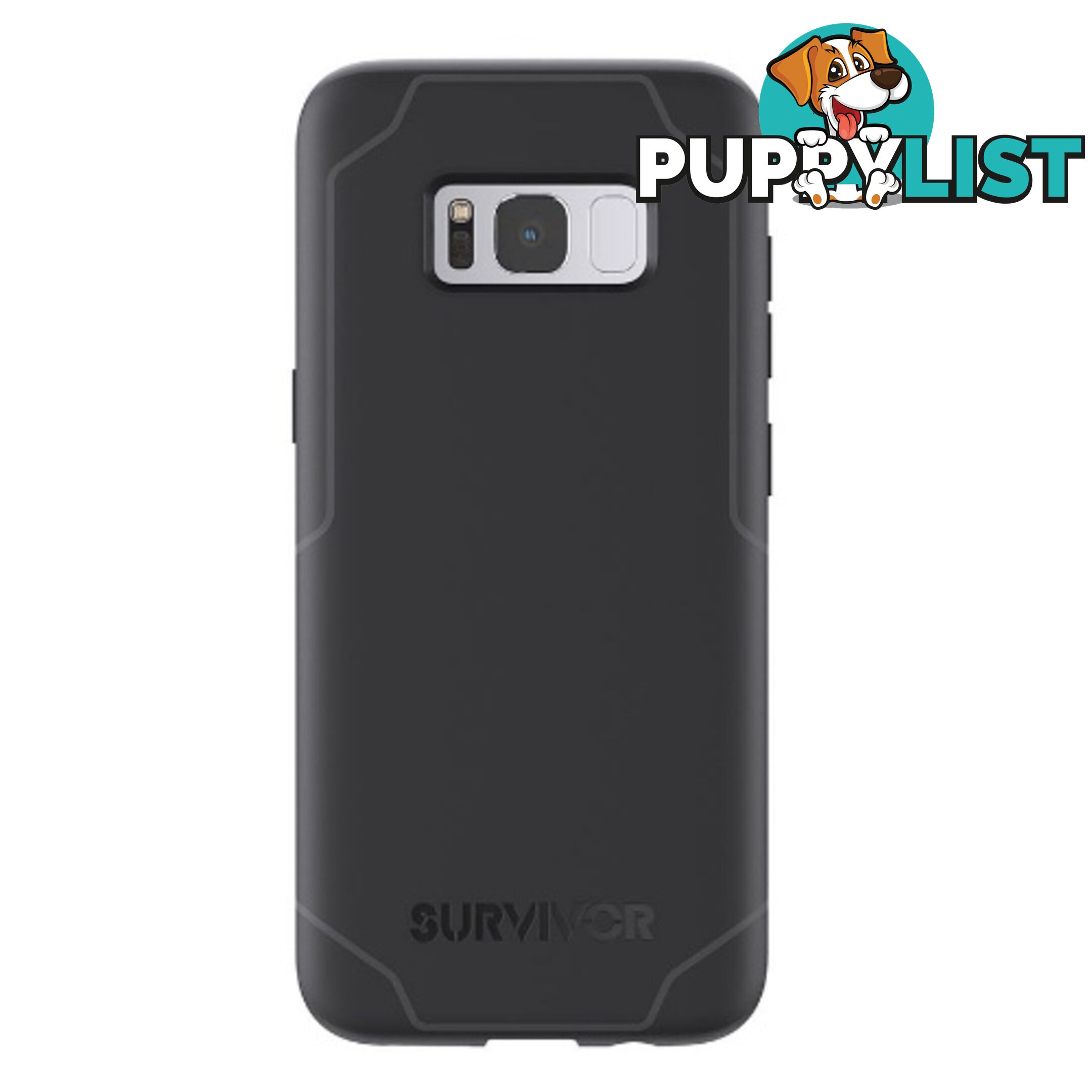 Griffin Survivor Strong Case for Samsung Galaxy S8 - Black / Grey - 685387443345/GB43419 - Griffin