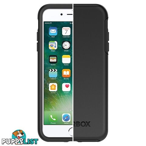 OtterBox Symmetry Case iPhone 8 Plus / 7 Plus - Black - 660543427926/77-56871 - OtterBox