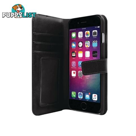 3SIXT NeoWallet Case (Premium Wallet Case) - iPhone 6 Plus / 6S Plus - Black - 9318018112136/3S-0291 - 3SIXT