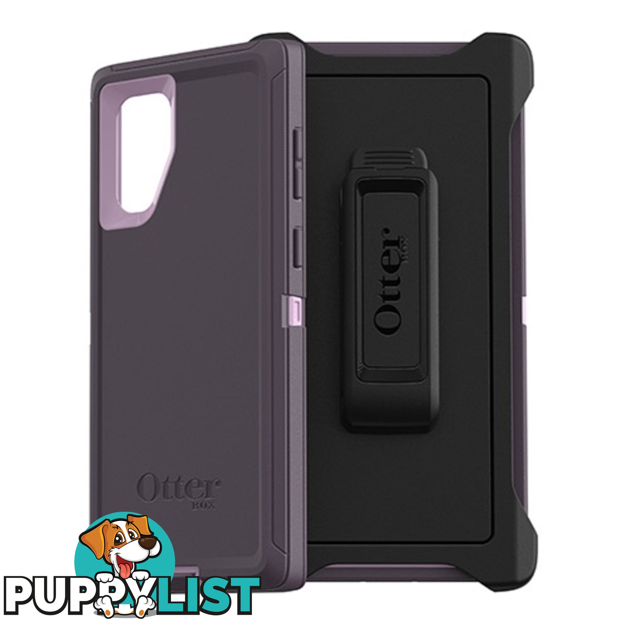 Otterbox Defender Tough Case with Belt Clip for Note 10 - Purple - 660543524922/77-63675 - OtterBox