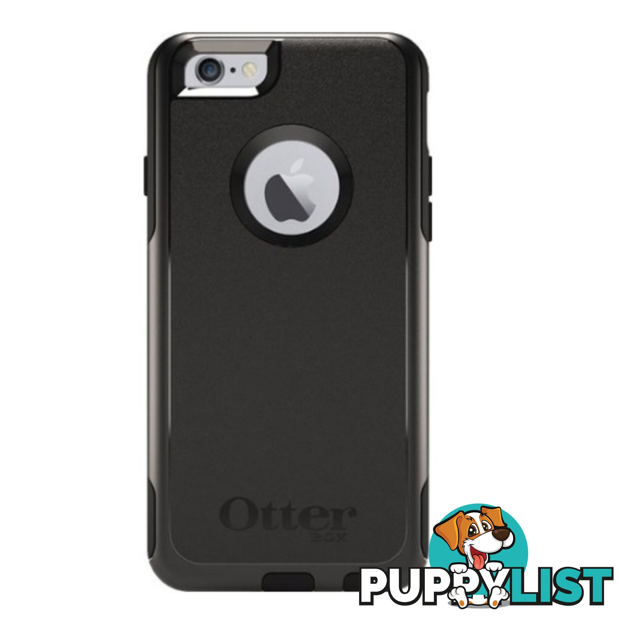 OtterBox Commuter Case with Free Alpha Glass for iPhone 6 / 6S - Black - 799439674974/77-50217AG - OtterBox