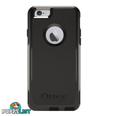 OtterBox Commuter Case with Free Alpha Glass for iPhone 6 / 6S - Black - 799439674974/77-50217AG - OtterBox