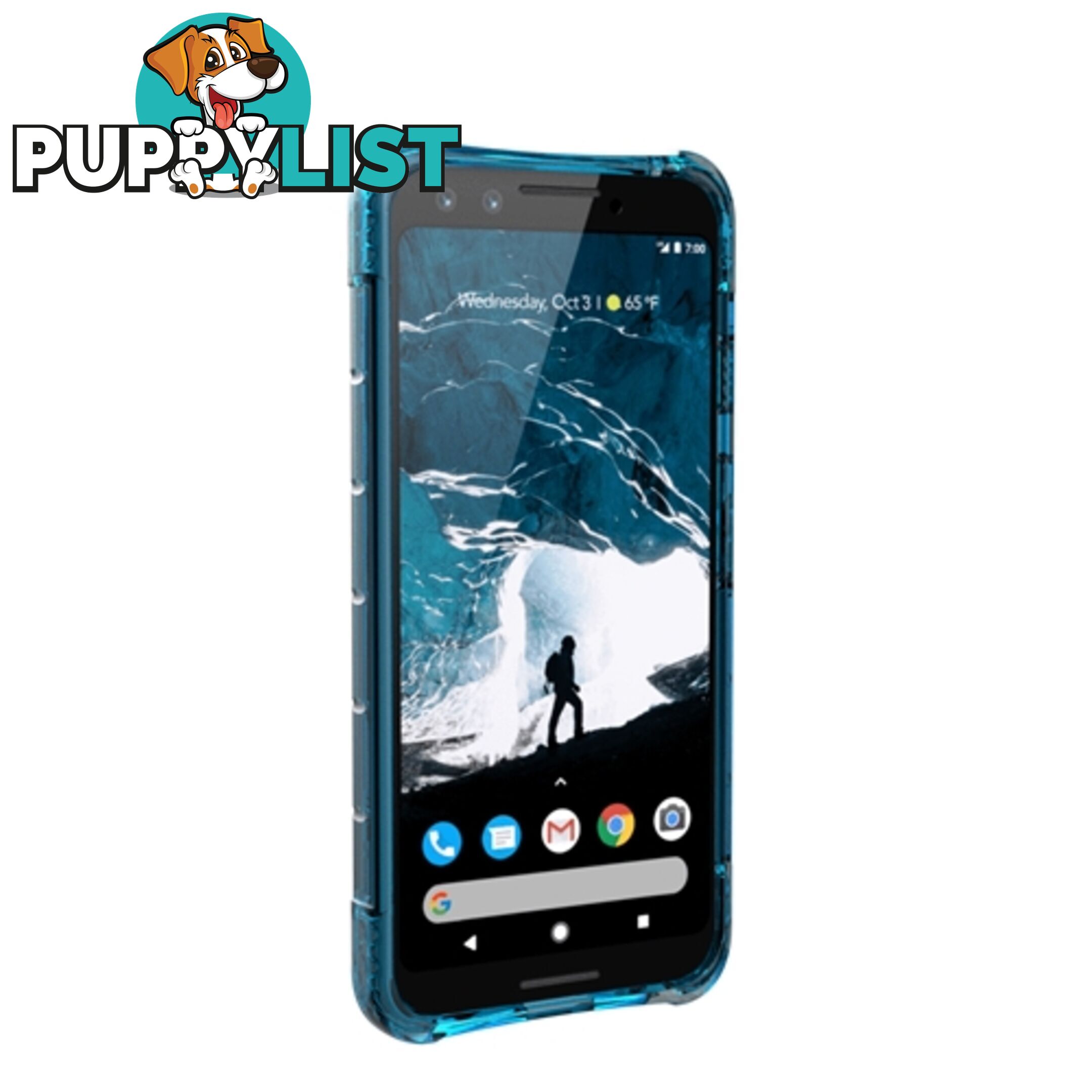 UAG Plyo Rugged Case for Google Pixel 3 Glacier Blue - 812451030921/611232115353 - UAG