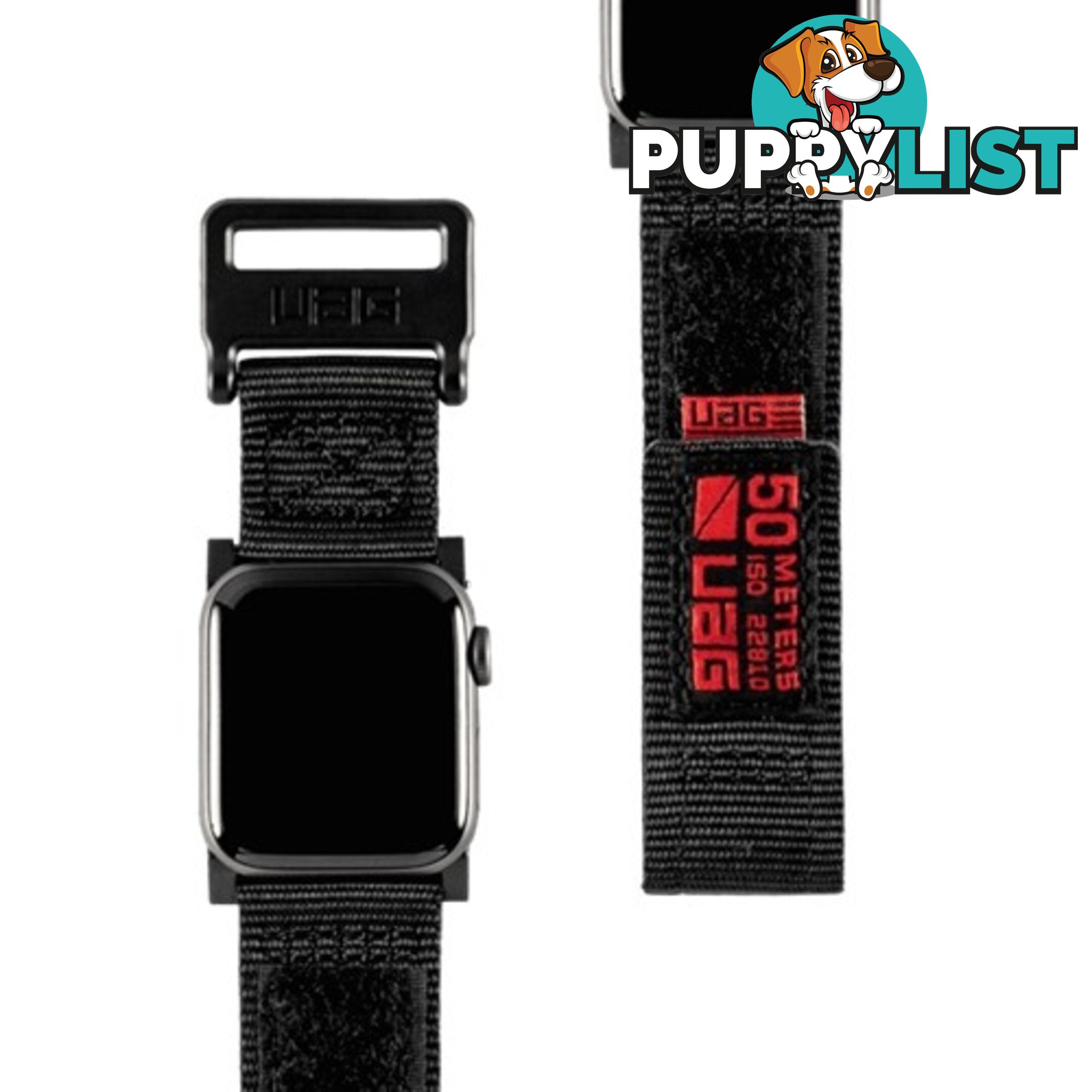 UAG Apple Watch Active Range Strap 40 / 38mm - Black - 812451031911/19149A114040 - UAG