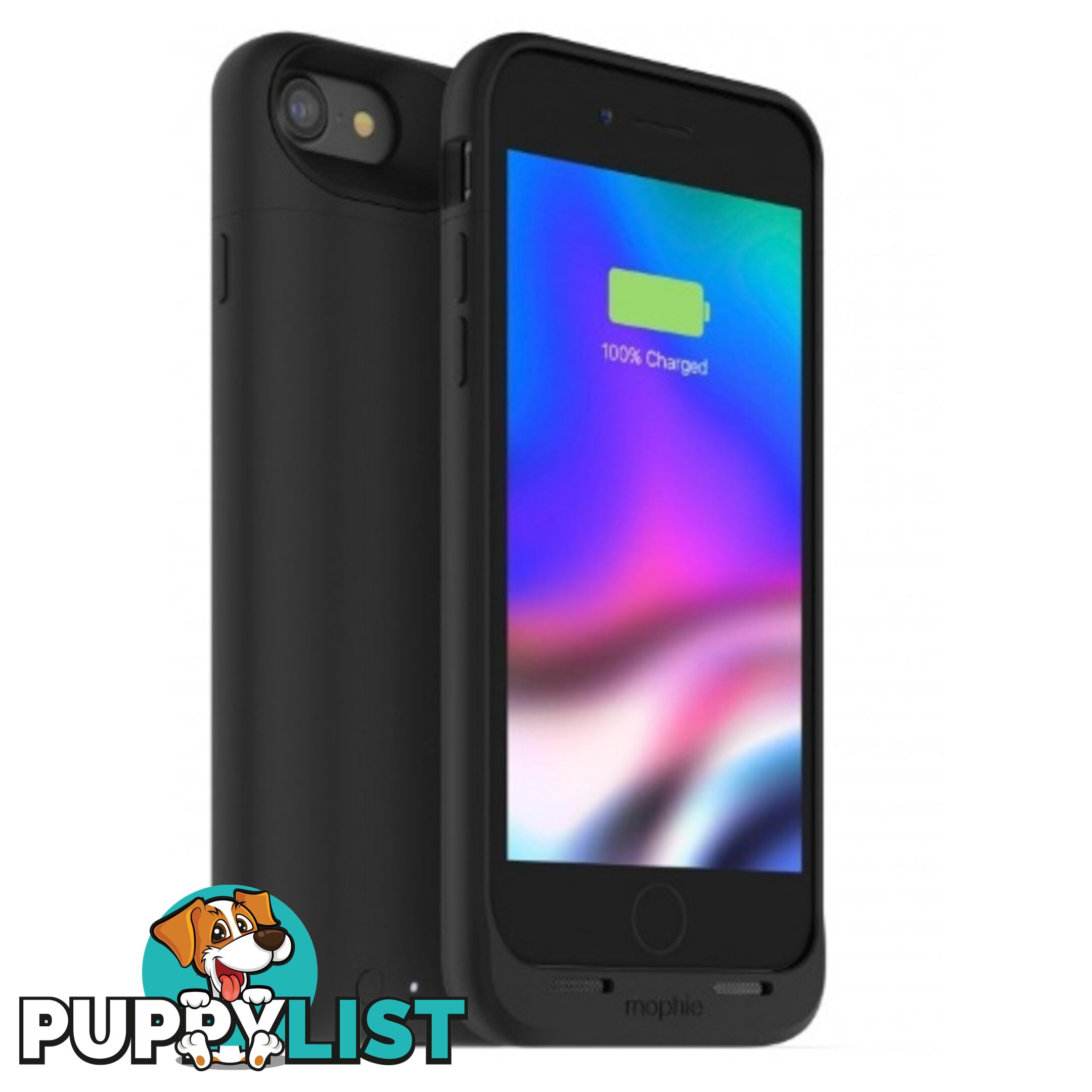 Mophie Juice Pack Air Case for iPhone 8 / 7 - Black - 810472039671/3967_JPA-IP7-BLK-I - Mophie