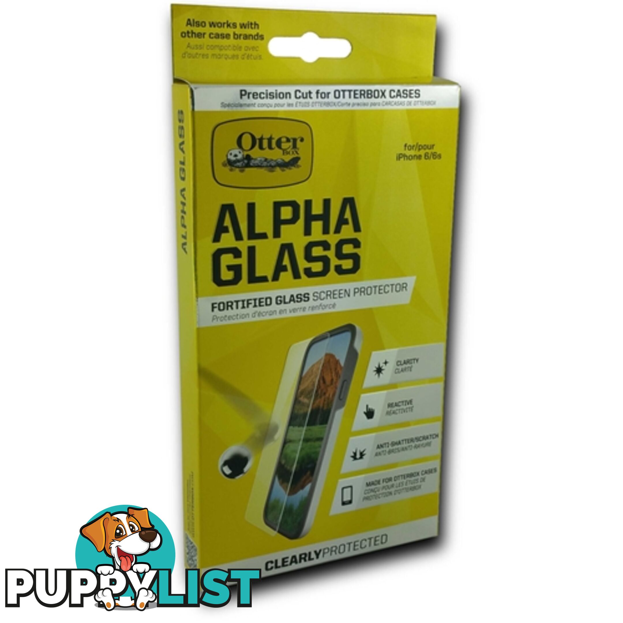 Otterbox Alpha Glass (2x pack) - Tempered glass screen protector iPhone 6 / 6S - Clear - 660543360346/77-50900 - OtterBox