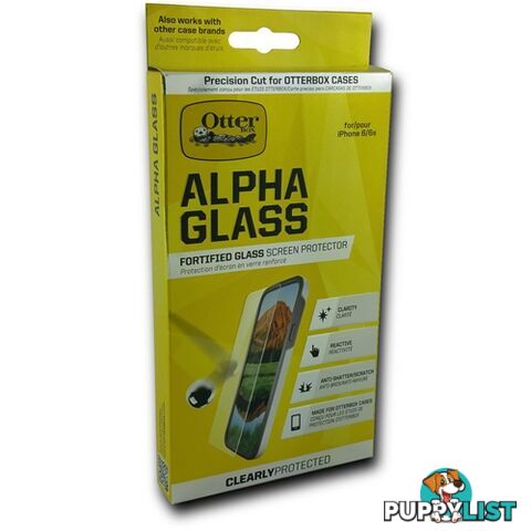 Otterbox Alpha Glass (2x pack) - Tempered glass screen protector iPhone 6 / 6S - Clear - 660543360346/77-50900 - OtterBox