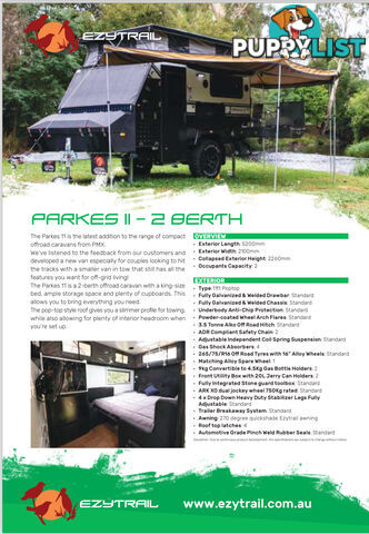 2021 Ezytrail Camper Trailer Parkes