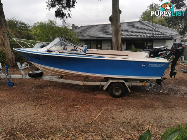 Savage Streaker 5.02 90 Mercury & Susuki 15HP auxiliary