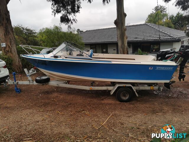 Savage Streaker 5.02 90 Mercury & Susuki 15HP auxiliary