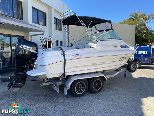 2007 Haines Signature 542f cuddy cabin powered by df140hp Suzuki outboard