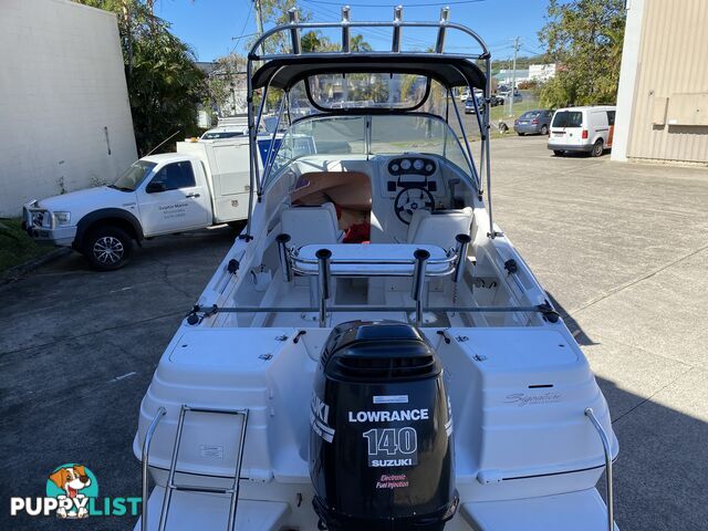 2007 Haines Signature 542f cuddy cabin powered by df140hp Suzuki outboard